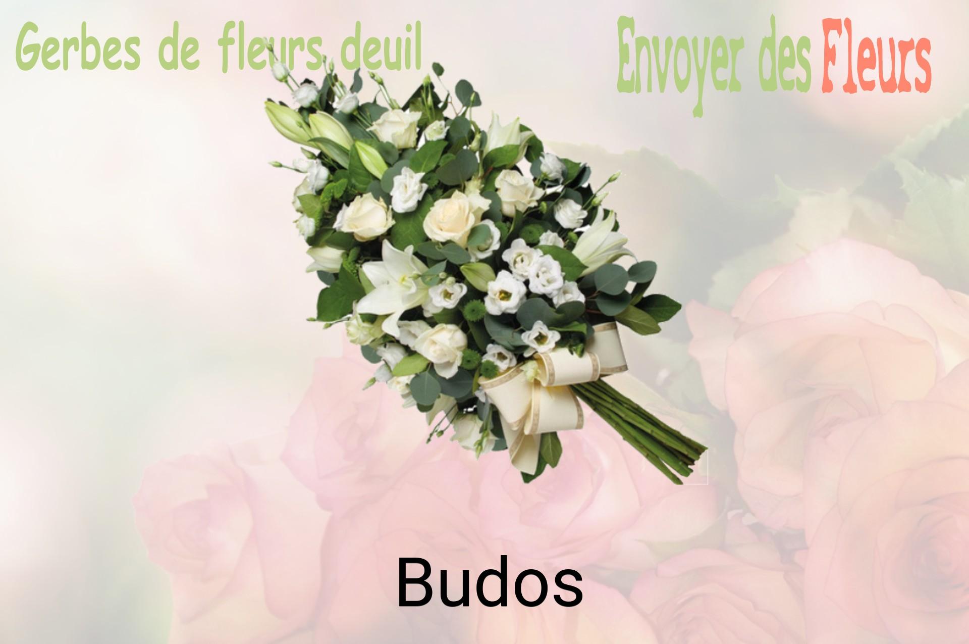 Gerbe de fleurs de deuil livrée à Budos